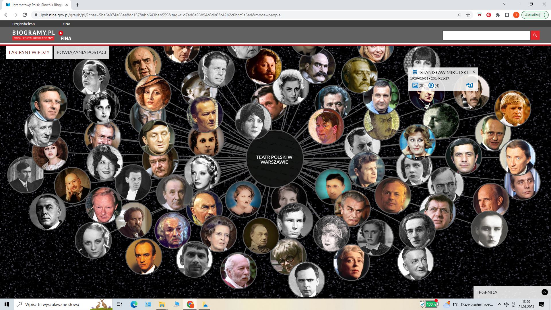 chmura wiedzy teatr polski